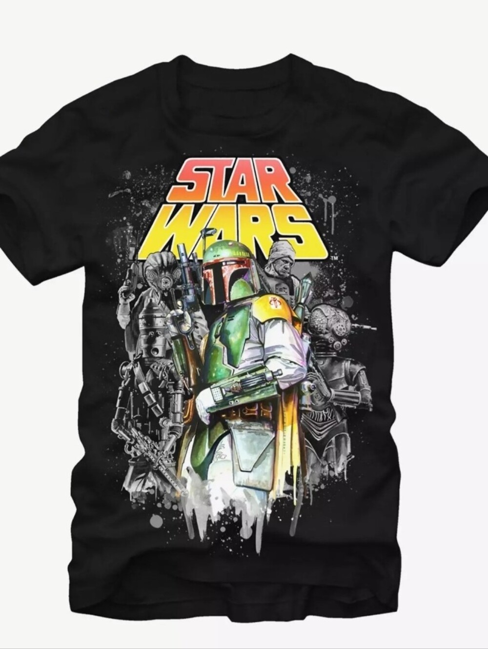 Star Wars Bounty Hunters Boba Fett Shirt XL
